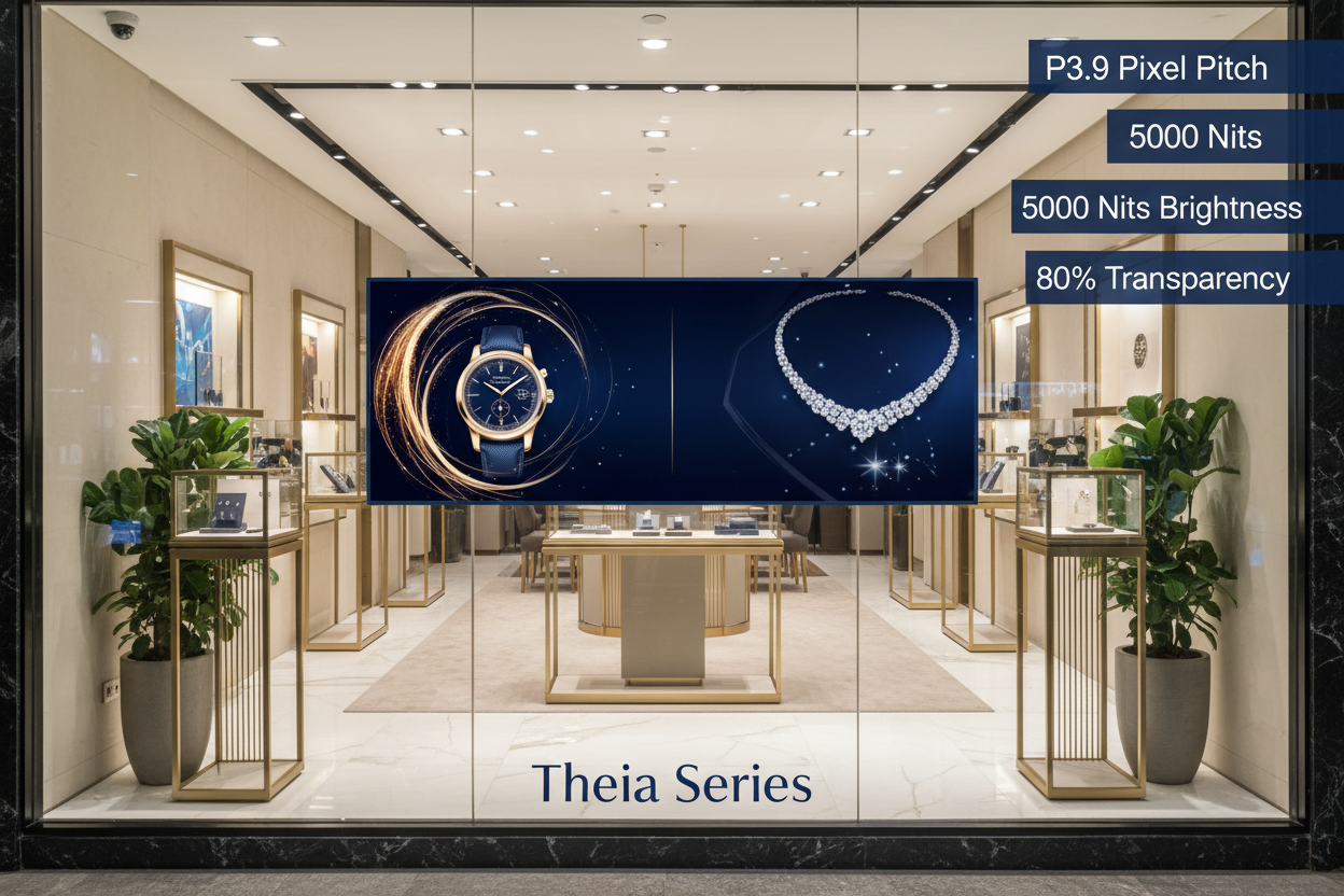 Pantalla LED Transparente Serie Theia